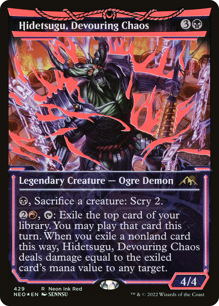 Hidetsugu, Devouring Chaos MTG proxy card