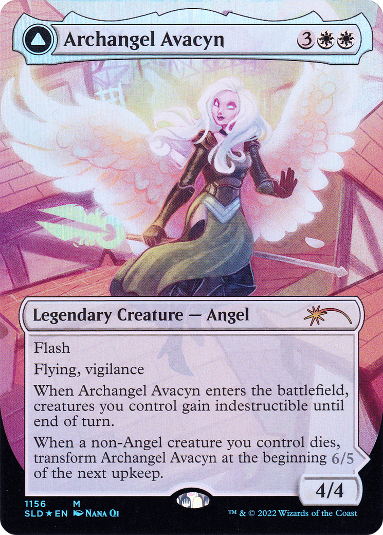 Archangel Avacyn // Avacyn, the Purifier MTG proxy card