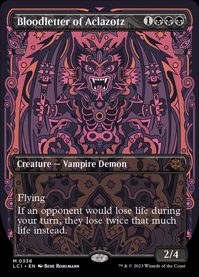 Bloodletter of Aclazotz MTG proxy card