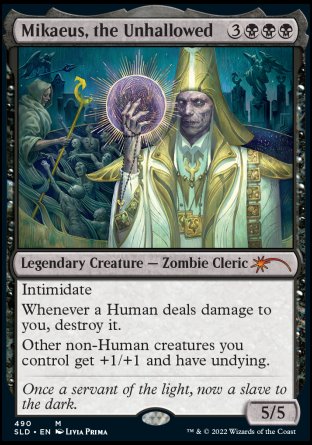 Mikaeus, the Unhallowed proxy card MTG Secret Lair Drop