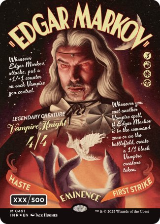 Edgar Markov proxy card MTG Innistrad Remastered