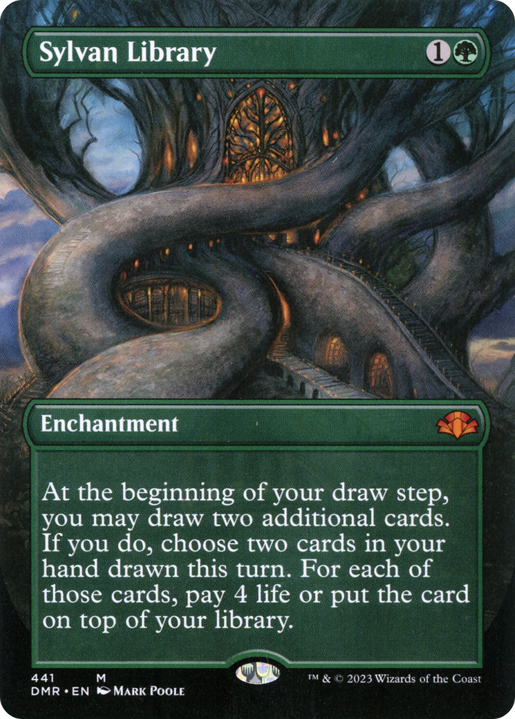 Sylvan Library MTG proxy card