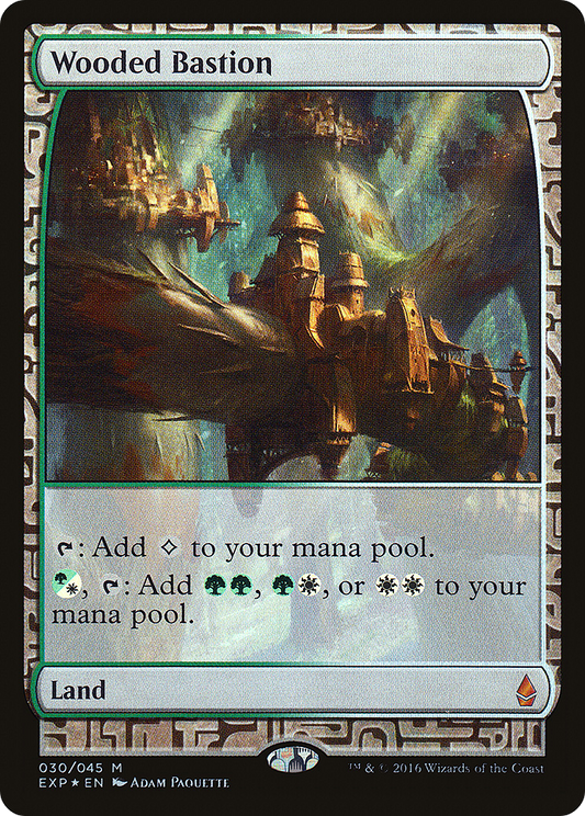 Wooded Bastion MTG proxy card