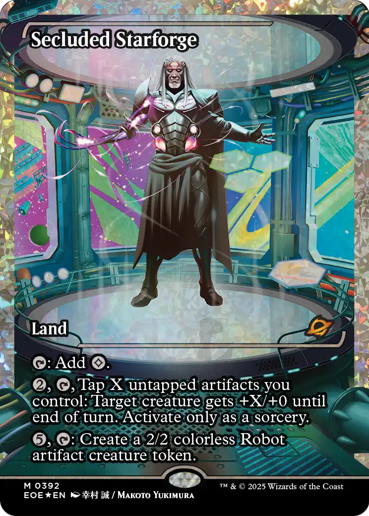 Secluded Starforge MTG proxy card