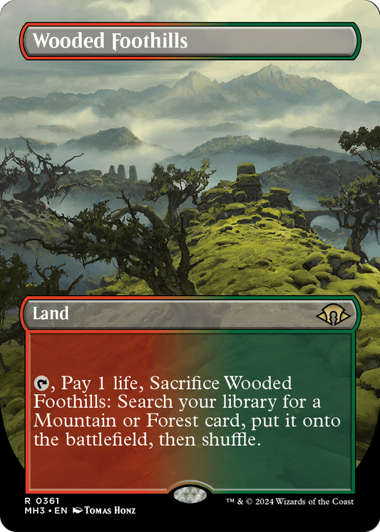 Wooded Foothills MTG proxy card