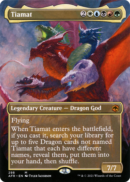 Tiamat MTG proxy card