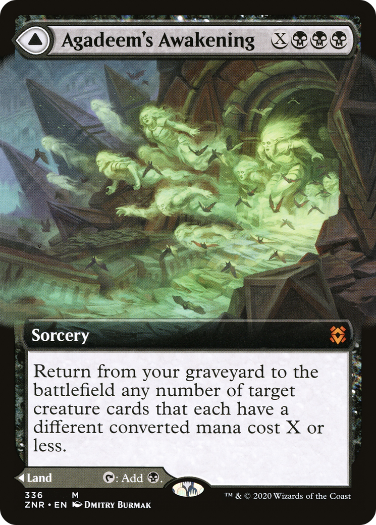 Agadeem's Awakening // Agadeem, the Undercrypt MTG proxy card