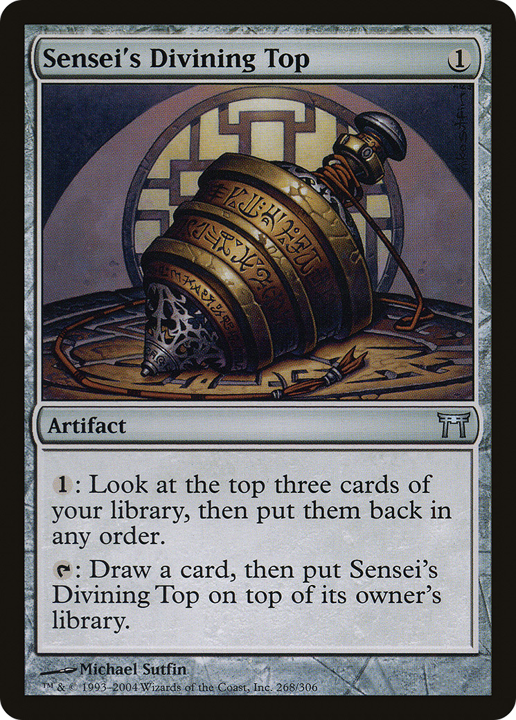 Sensei's Divining Top MTG proxy card