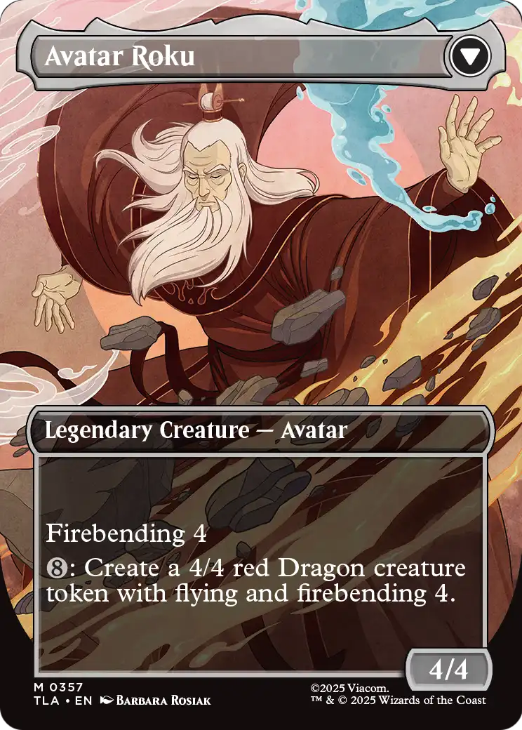 Avatar Roku - back face MTG proxy card