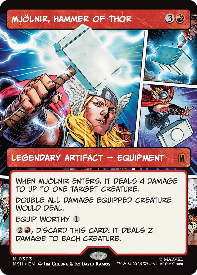 Mjölnir, Hammer of Thor MTG proxy card