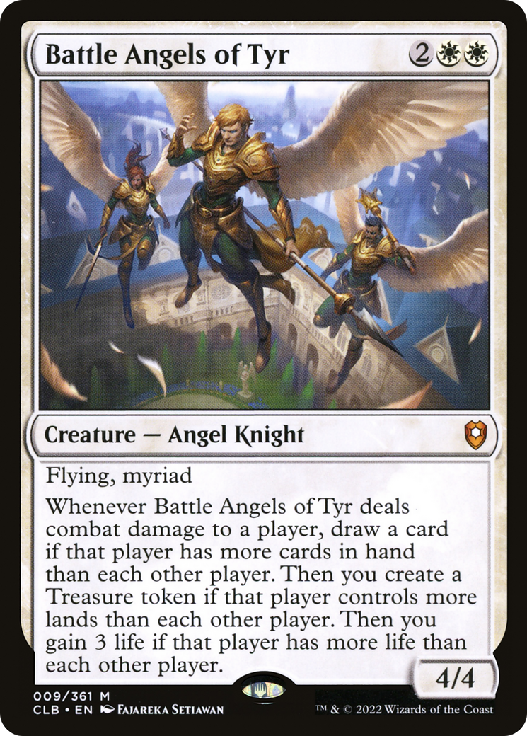 Battle Angels of Tyr MTG proxy card