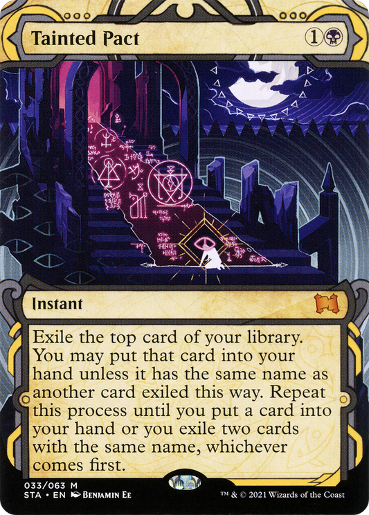 Tainted Pact MTG proxy card
