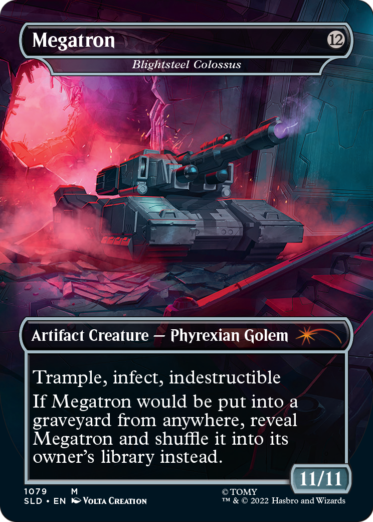 Megatron - back face MTG proxy card