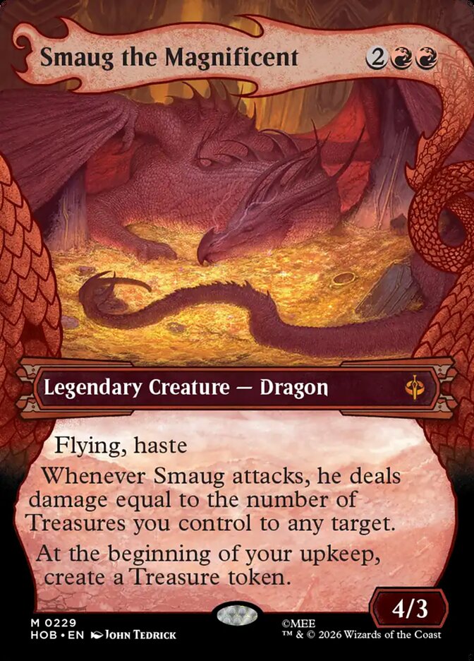 Smaug the Magnificent MTG proxy card