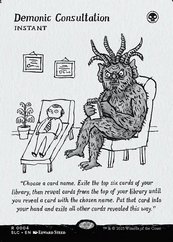 Demonic Consultation MTG proxy card