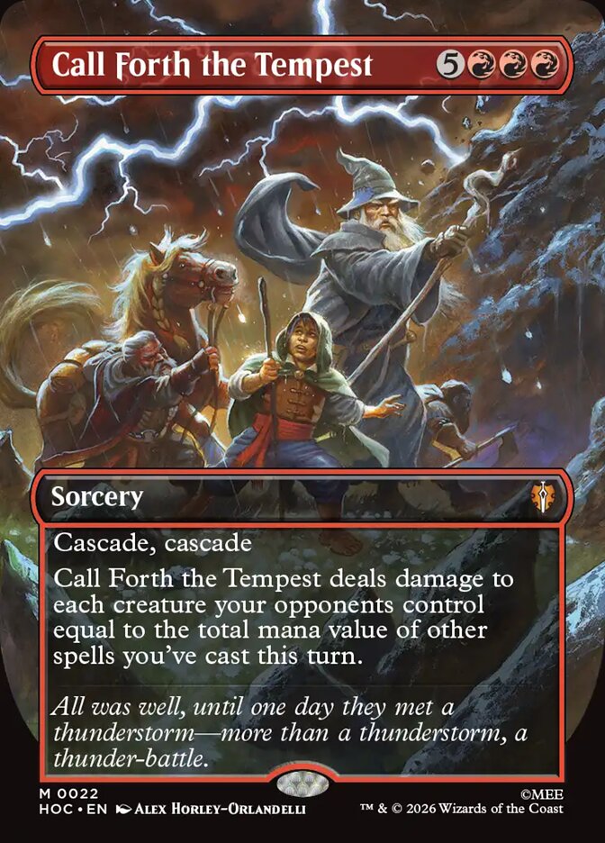 Call Forth the Tempest MTG proxy card