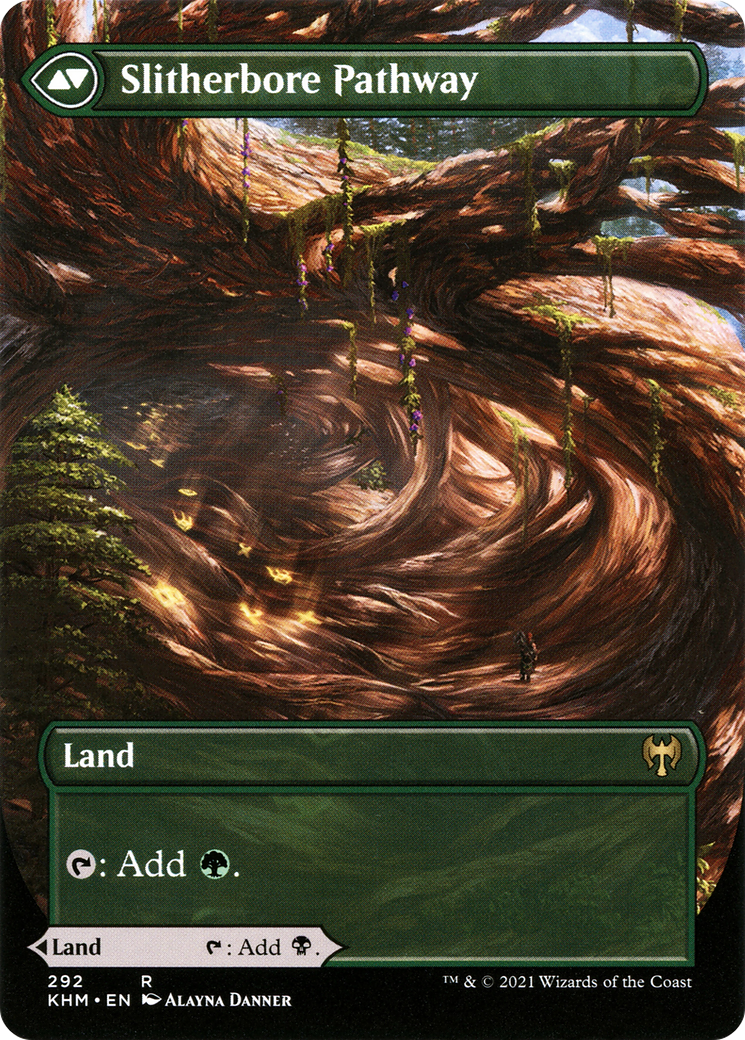 Slitherbore Pathway - back face MTG proxy card