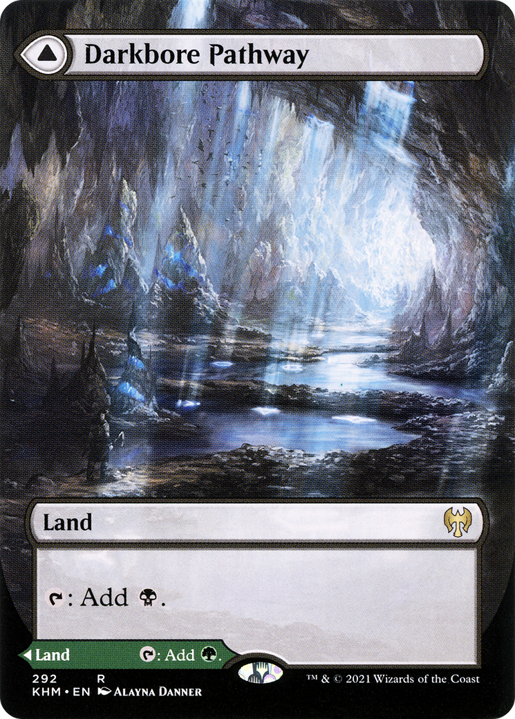 Darkbore Pathway // Slitherbore Pathway MTG proxy card