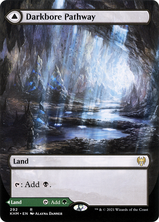 Darkbore Pathway // Slitherbore Pathway MTG proxy card