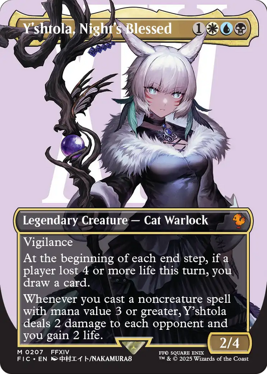 Y'shtola, Night's Blessed MTG proxy card