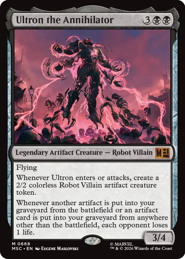 Ultron the Annihilator MTG proxy card