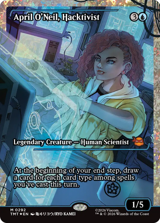 April O'Neil, Hacktivist MTG proxy card