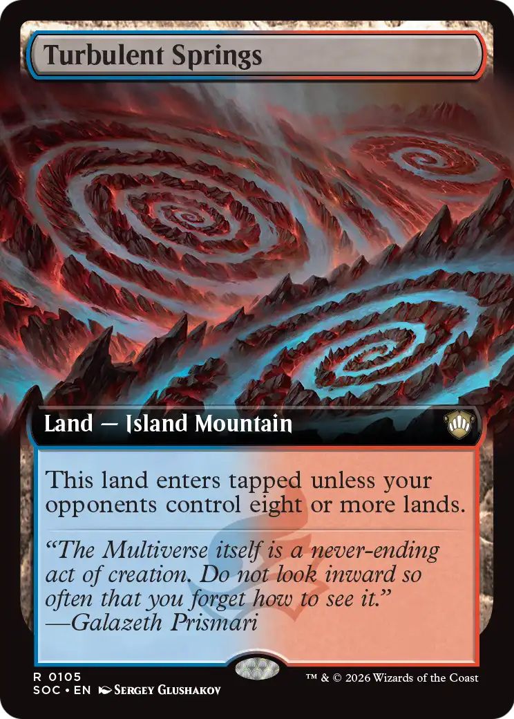 Turbulent Springs MTG proxy card