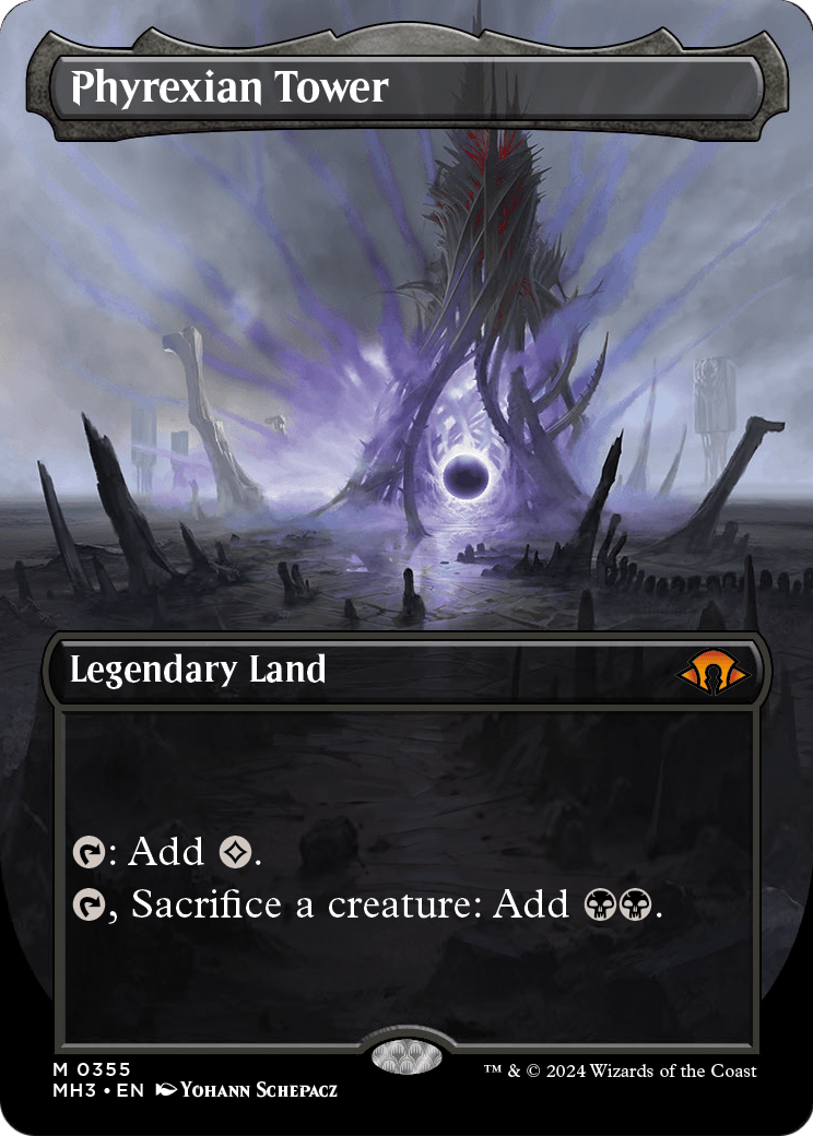 Phyrexian Tower MTG proxy card