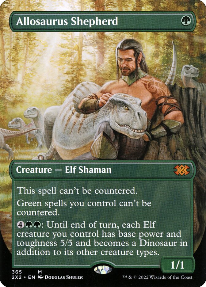 Allosaurus Shepherd MTG proxy card