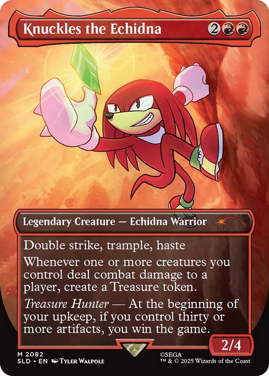 Knuckles the Echidna MTG proxy card