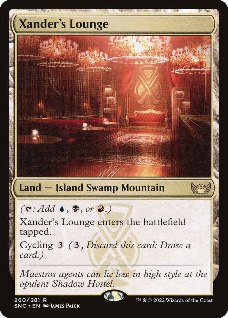 Xander's Lounge MTG proxy card