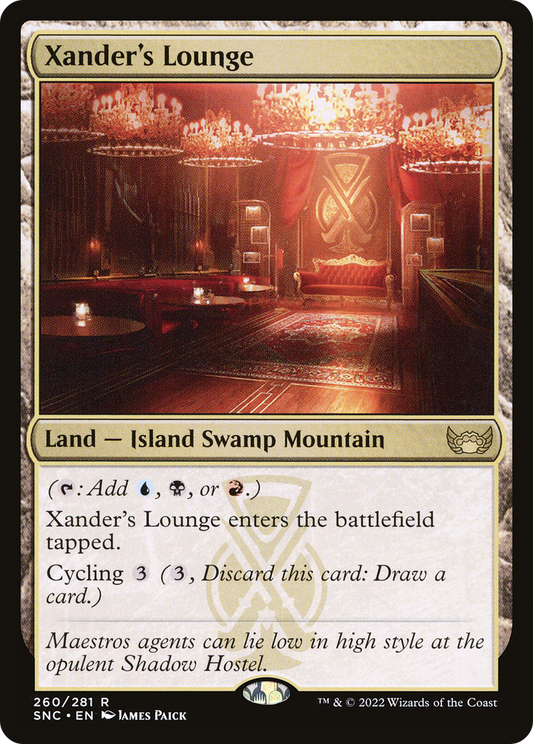 Xander's Lounge MTG proxy card