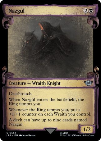 Nazgul proxy card MTG The Lord of the Rings: Tales of Middle-earth