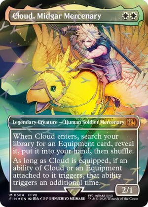 Cloud, Midgar Mercenary - Final Fantasy (Foil) – MTG Proxy Card