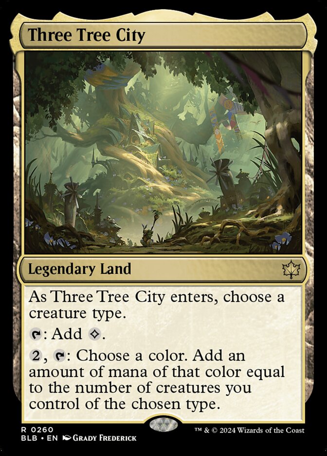 Three Tree City MTG proxy card