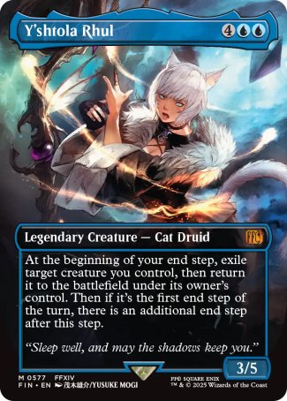 Y'shtola Rhul proxy card MTG Final Fantasy