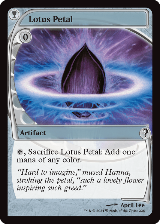 Lotus Petal MTG proxy card