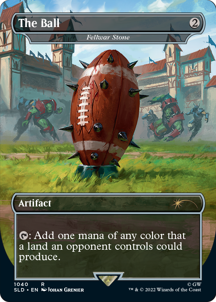 Fellwar Stone “The Ball” MTG proxy card