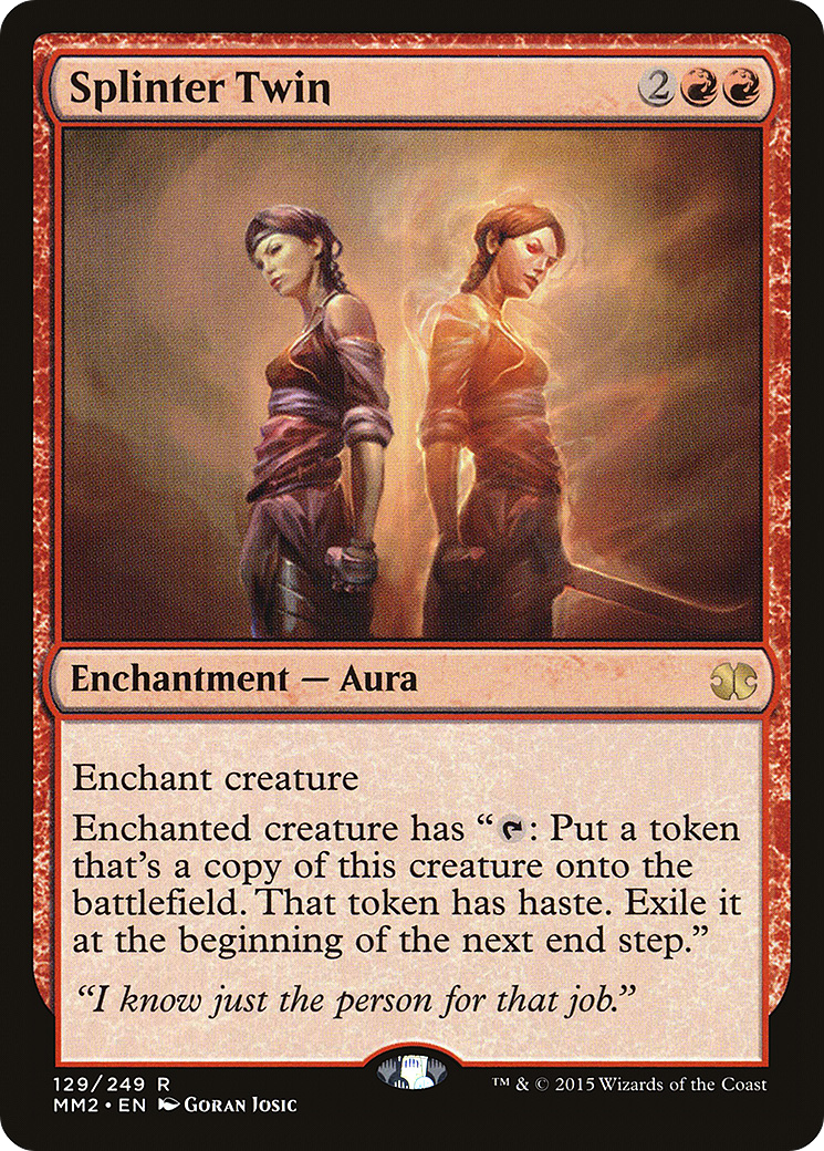 Splinter Twin MTG proxy card