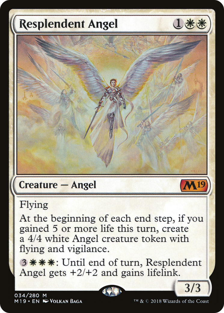 Resplendent Angel MTG proxy card