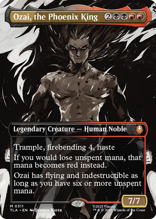Ozai, the Phoenix King MTG proxy card
