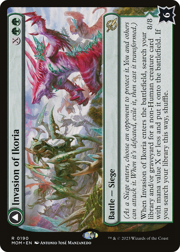 Invasion of Ikoria // Zilortha, Apex of Ikoria MTG proxy card