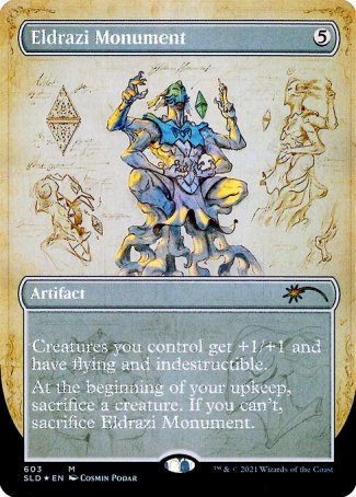 Eldrazi Monument proxy card MTG Secret Lair Drop