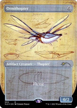 Ornithopter proxy card MTG Secret Lair Drop
