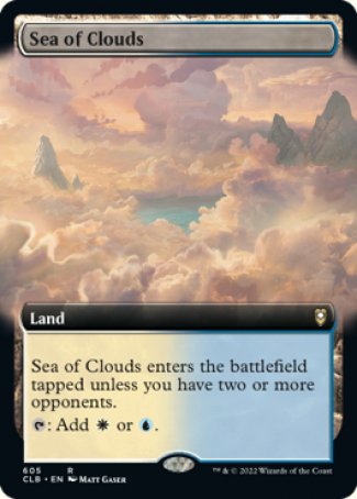 Sea of Clouds proxy card MTG Commander Legends: Battle for Baldur's Gate