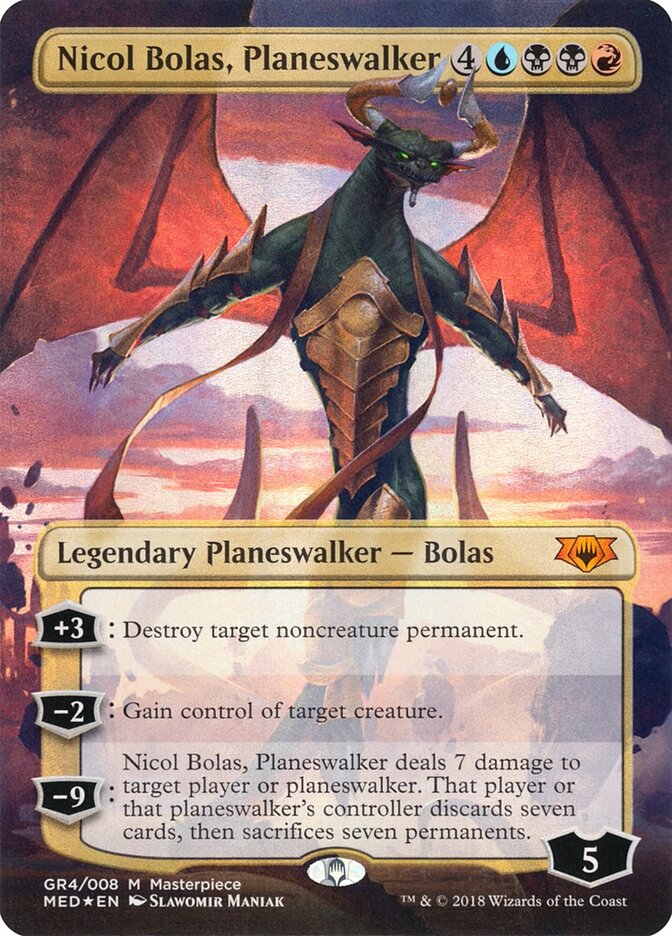 Nicol Bolas, Planeswalker MTG proxy card