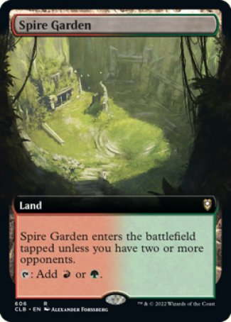 Spire Garden proxy card MTG Commander Legends: Battle for Baldur's Gate