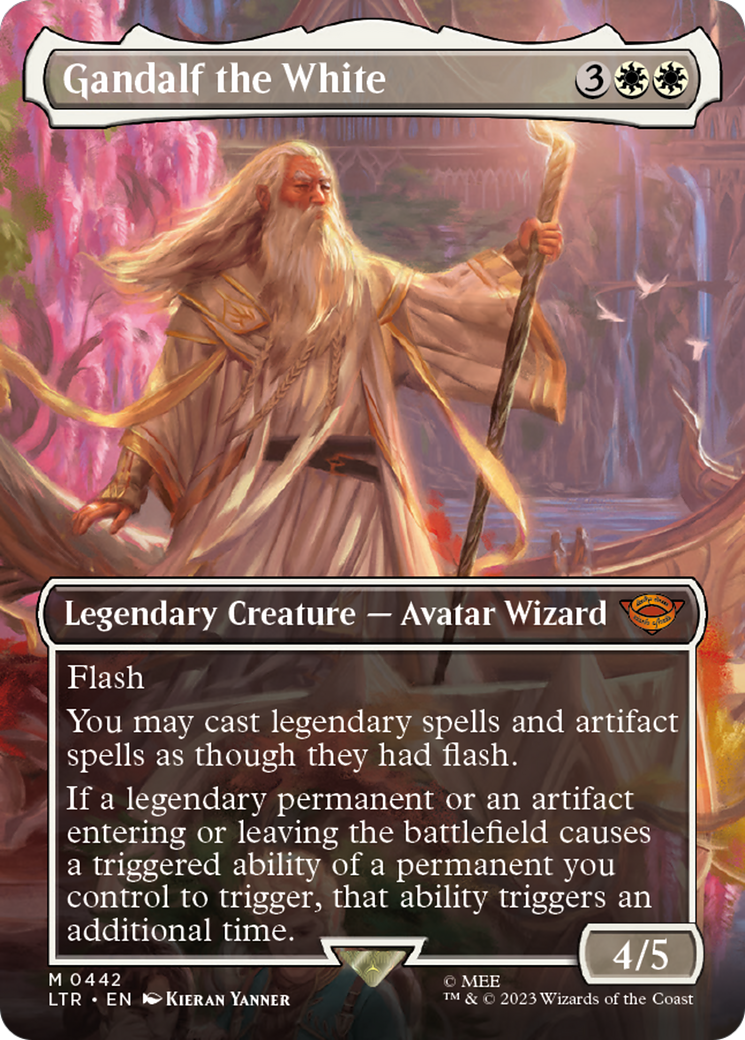 Gandalf the White MTG proxy card