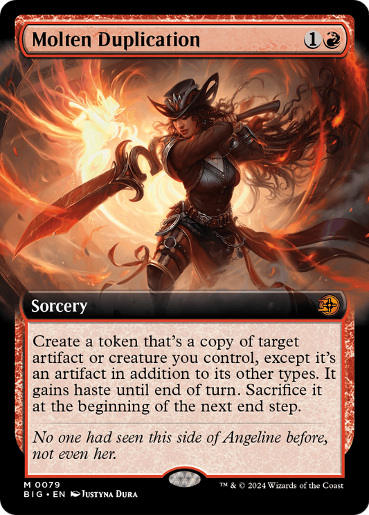 Molten Duplication MTG proxy card