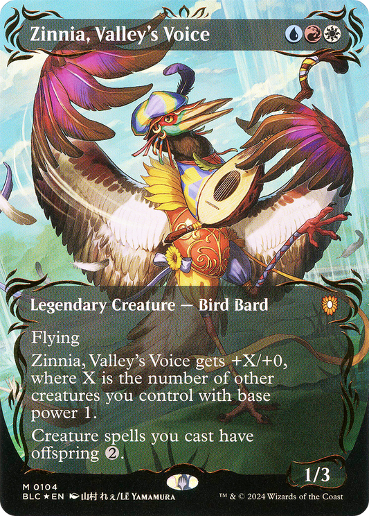 Zinnia, Valley's Voice MTG proxy card